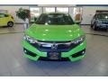 2018 Energy Green Pearl Honda Civic EX-T Coupe  photo #2