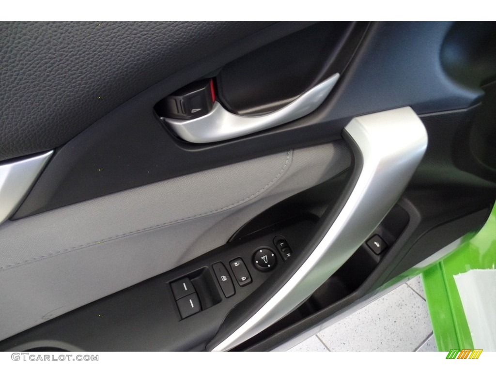 2018 Civic EX-T Coupe - Energy Green Pearl / Black/Gray photo #11