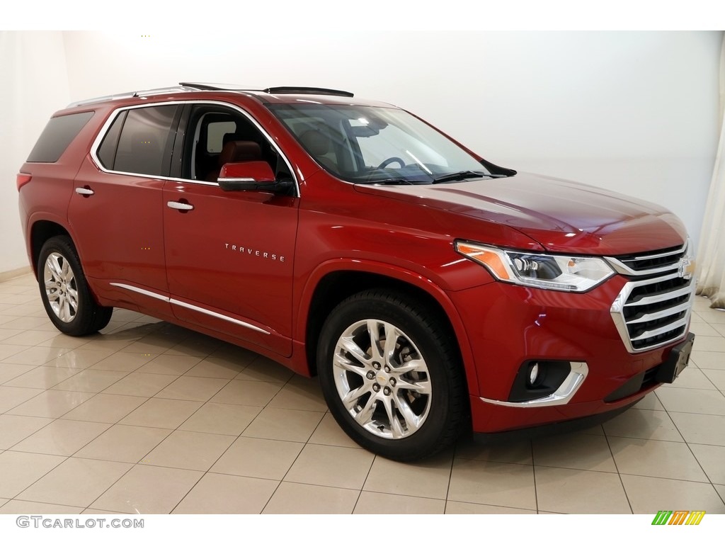 2018 Traverse High Country AWD - Cajun Red Tintcoat / High Country Jet Black/Loft Brown photo #1