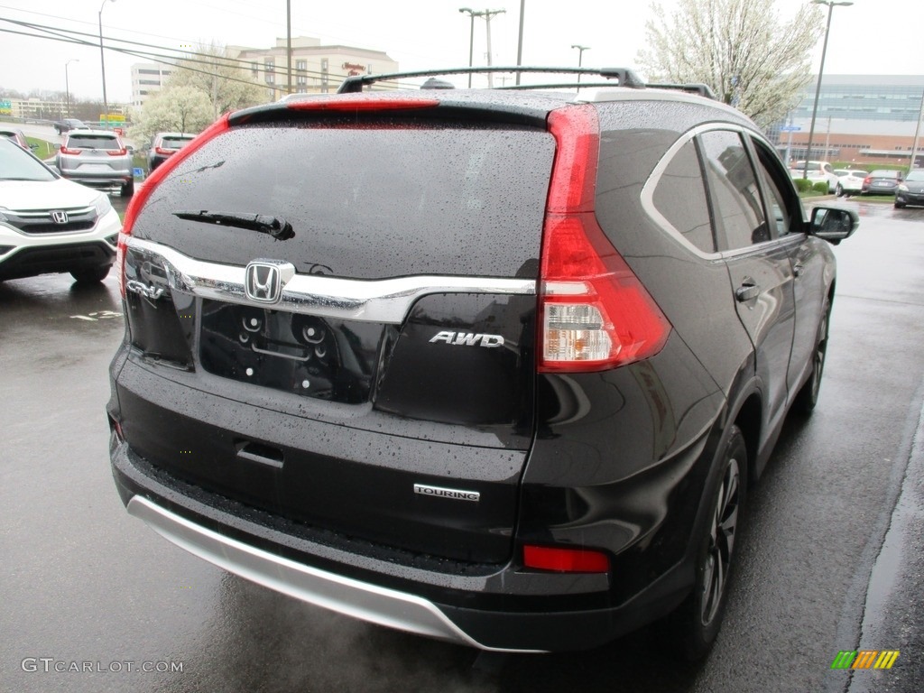 2016 CR-V Touring AWD - Crystal Black Pearl / Black photo #5