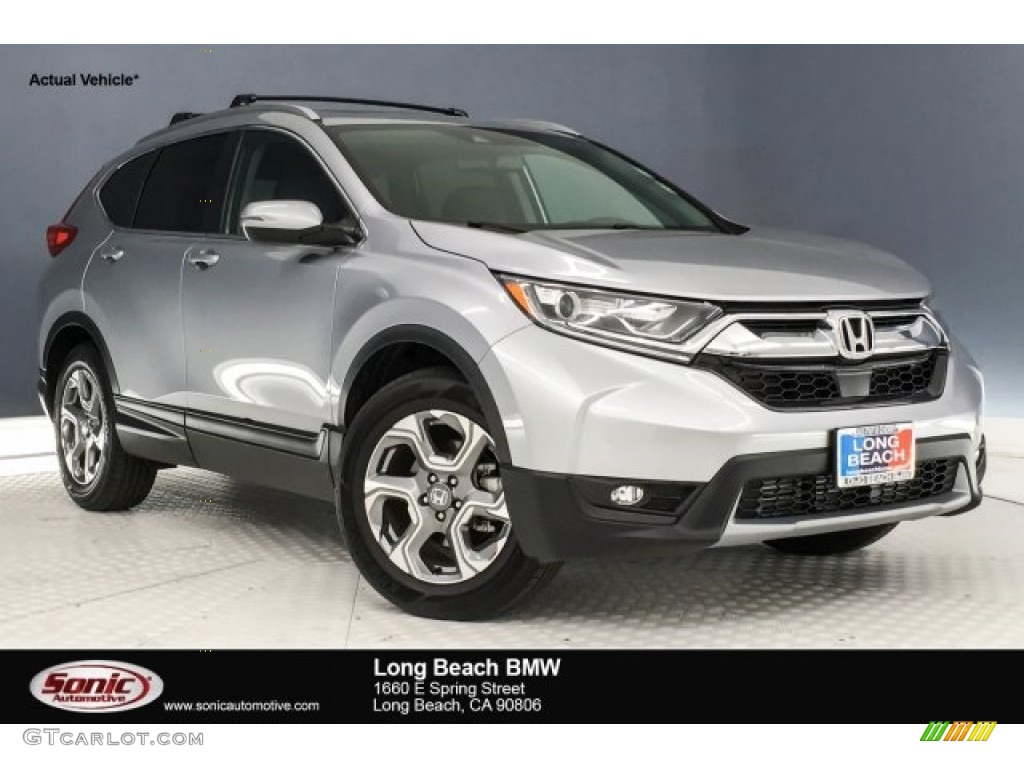 2017 CR-V EX-L - Lunar Silver Metallic / Black photo #1