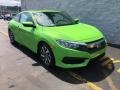 2018 Energy Green Pearl Honda Civic LX-P Coupe  photo #1