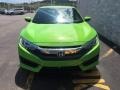 2018 Energy Green Pearl Honda Civic LX-P Coupe  photo #2