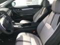 2018 Honda Civic Black/Gray Interior Front Seat Photo