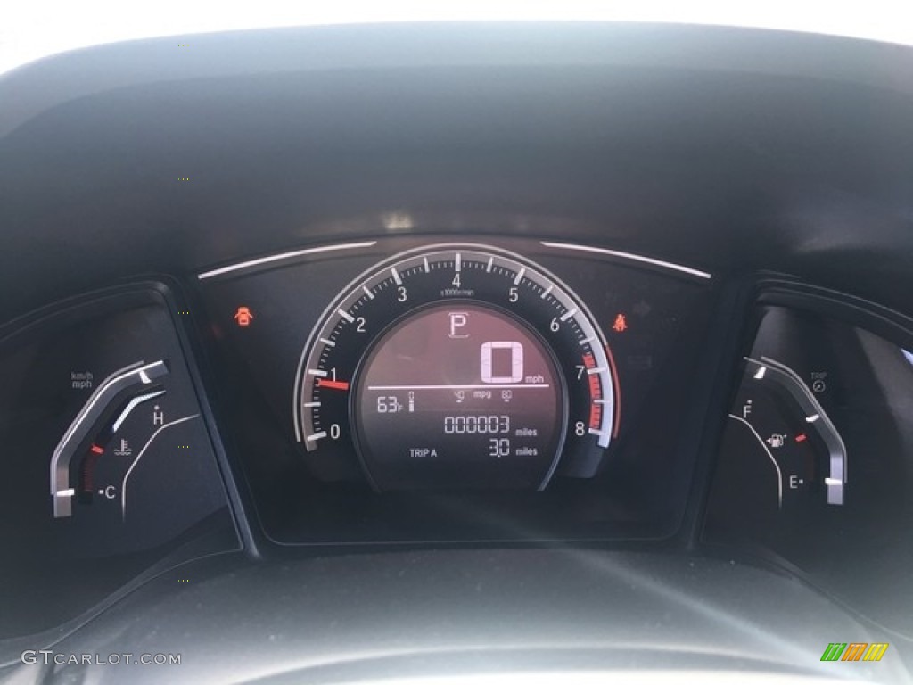 2018 Honda Civic LX-P Coupe Gauges Photos
