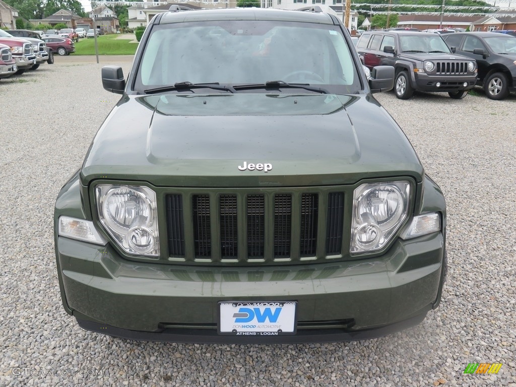2008 Liberty Sport 4x4 - Jeep Green Metallic / Pastel Slate Gray photo #5