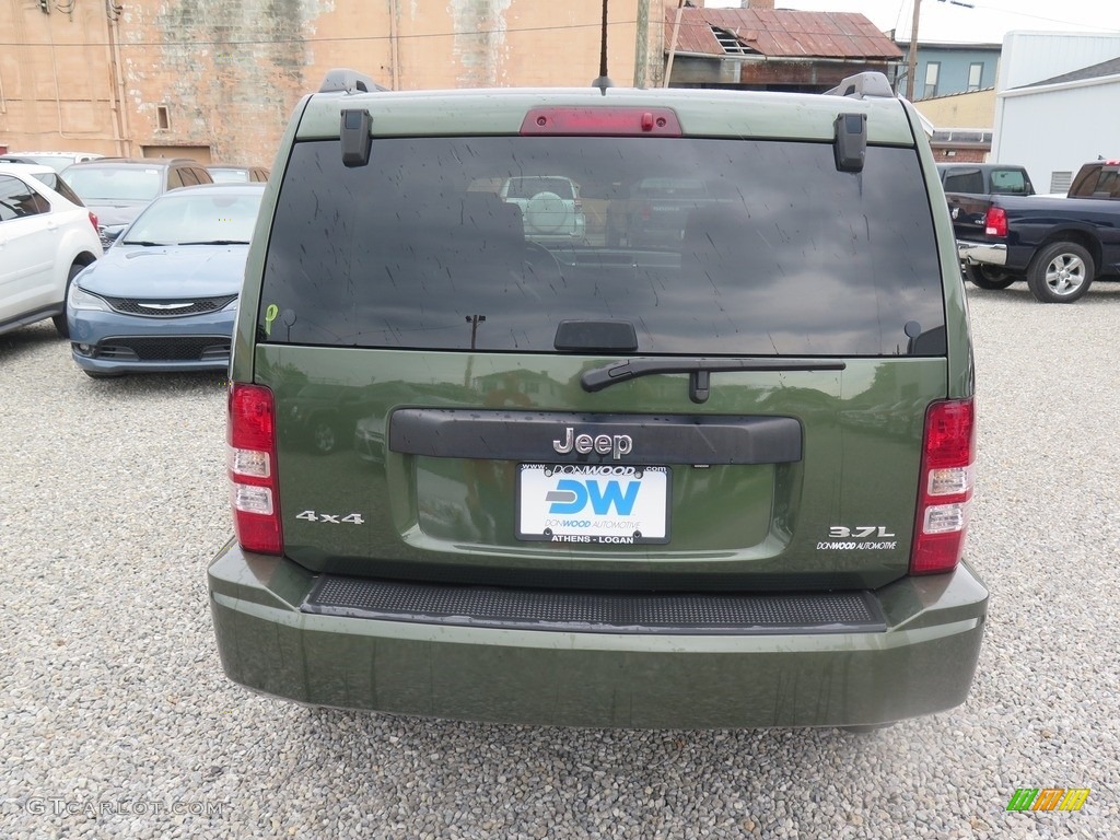 2008 Liberty Sport 4x4 - Jeep Green Metallic / Pastel Slate Gray photo #9
