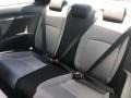2018 Honda Civic Black/Gray Interior Rear Seat Photo