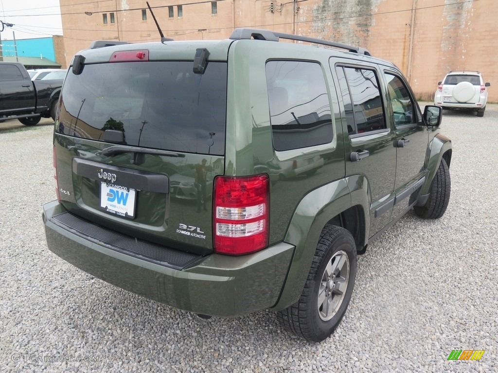 2008 Liberty Sport 4x4 - Jeep Green Metallic / Pastel Slate Gray photo #10