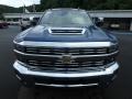 2018 Deep Ocean Blue Metallic Chevrolet Silverado 3500HD LTZ Crew Cab Dual Rear Wheel 4x4  photo #8