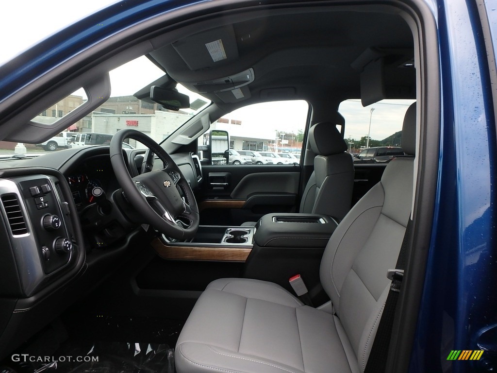 2018 Silverado 3500HD LTZ Crew Cab Dual Rear Wheel 4x4 - Deep Ocean Blue Metallic / Dark Ash/Jet Black photo #10