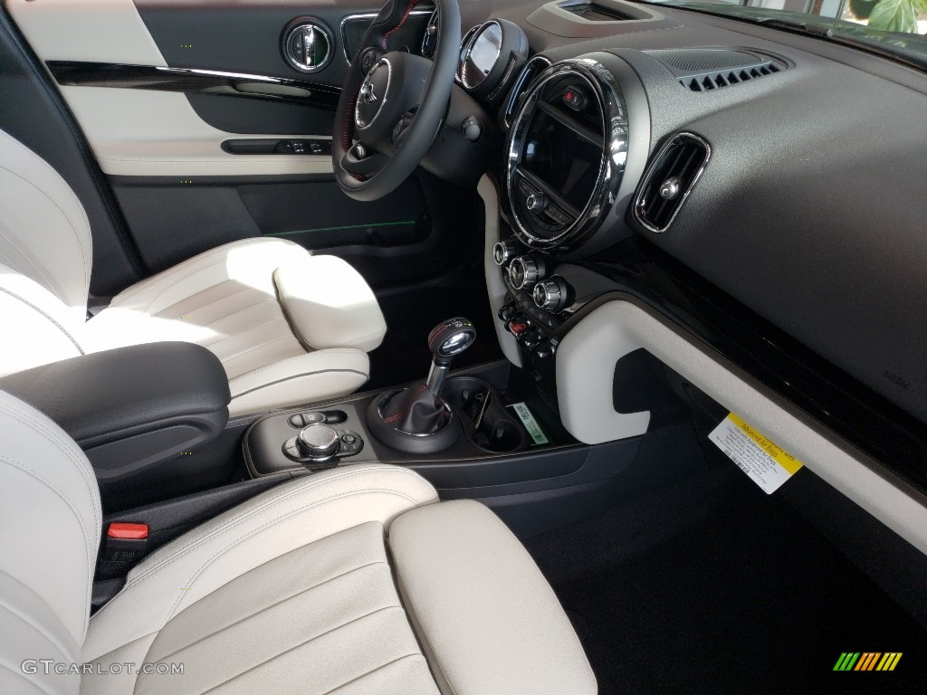 Satellite Gray Lounge Leather Interior 2019 Mini Countryman Cooper S All4 Photo #127551456
