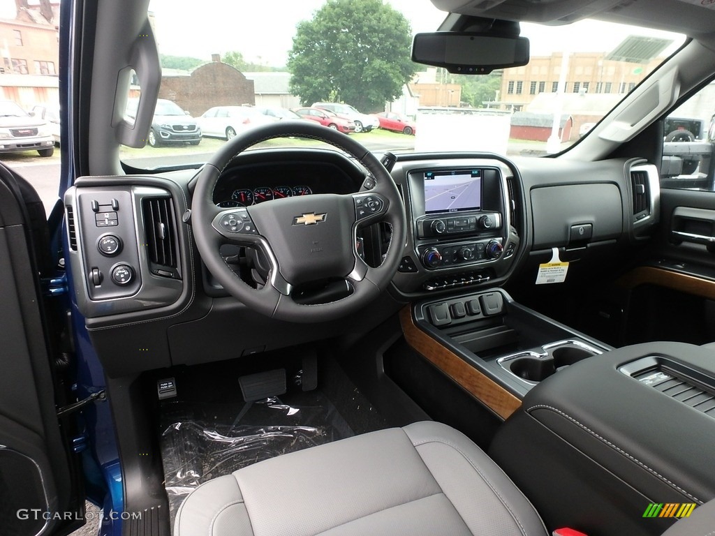 2018 Silverado 3500HD LTZ Crew Cab Dual Rear Wheel 4x4 - Deep Ocean Blue Metallic / Dark Ash/Jet Black photo #12