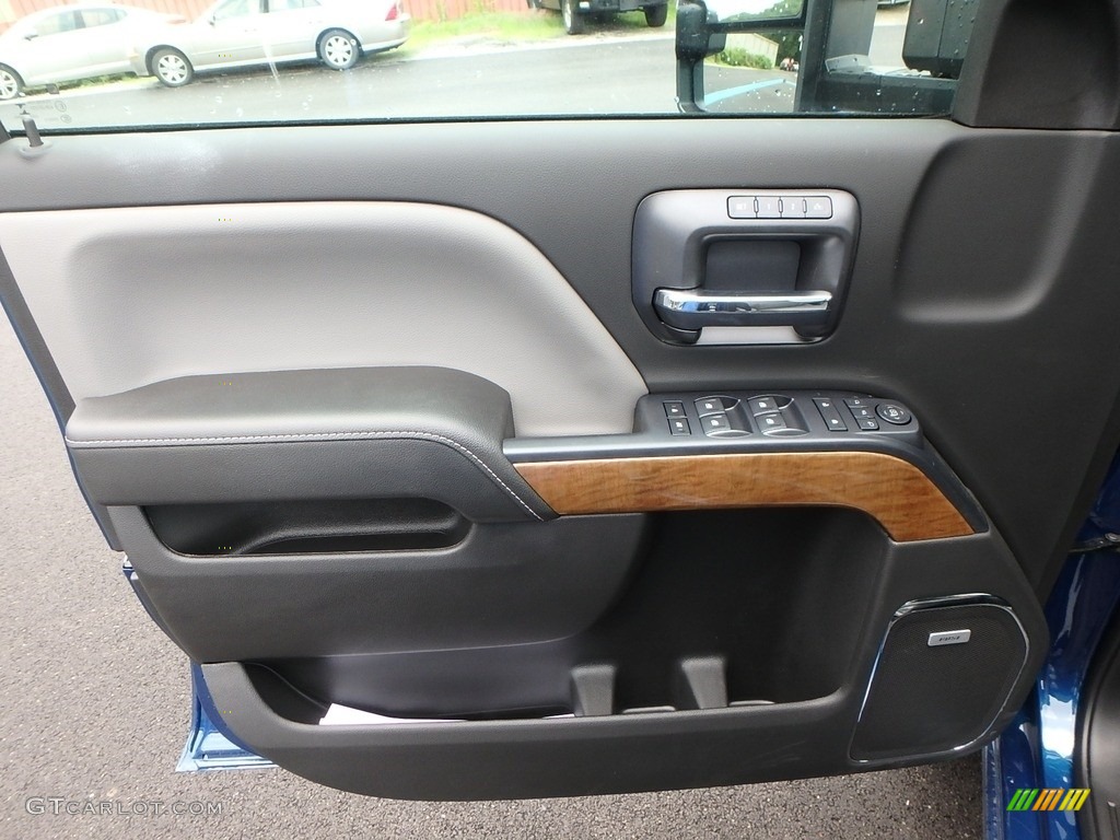 2018 Silverado 3500HD LTZ Crew Cab Dual Rear Wheel 4x4 - Deep Ocean Blue Metallic / Dark Ash/Jet Black photo #13