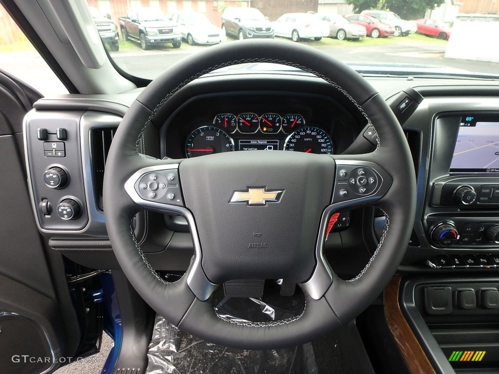 2018 Silverado 3500HD LTZ Crew Cab Dual Rear Wheel 4x4 - Deep Ocean Blue Metallic / Dark Ash/Jet Black photo #17