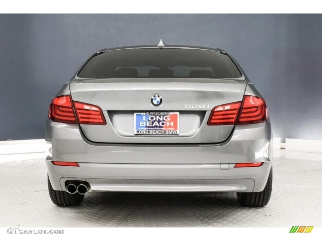 2012 5 Series 528i Sedan - Space Gray Metallic / Everest Gray photo #3
