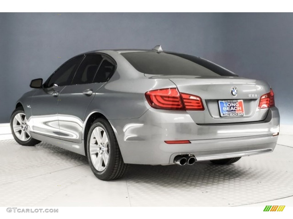 2012 5 Series 528i Sedan - Space Gray Metallic / Everest Gray photo #10