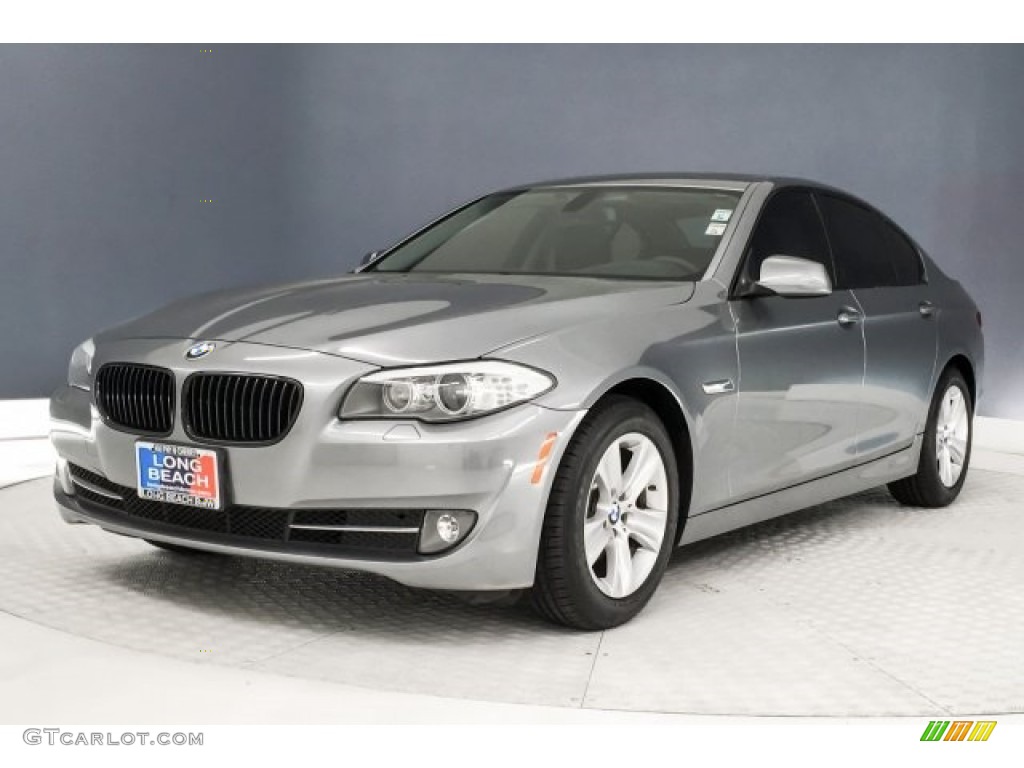 2012 5 Series 528i Sedan - Space Gray Metallic / Everest Gray photo #13