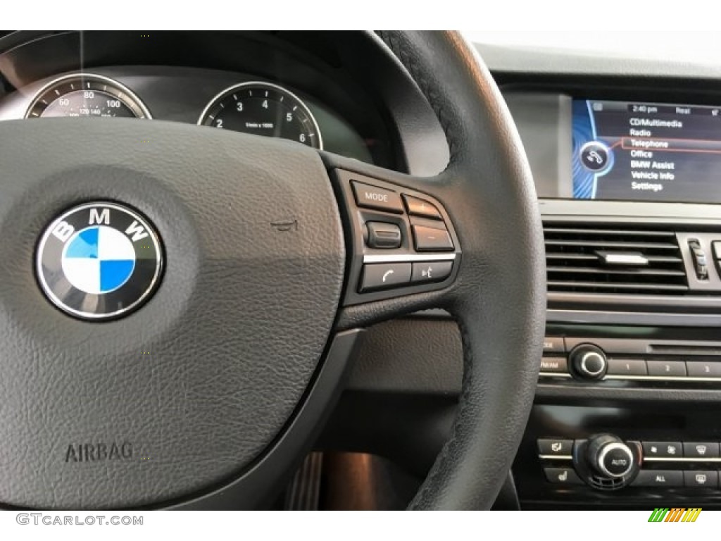 2012 5 Series 528i Sedan - Space Gray Metallic / Everest Gray photo #15