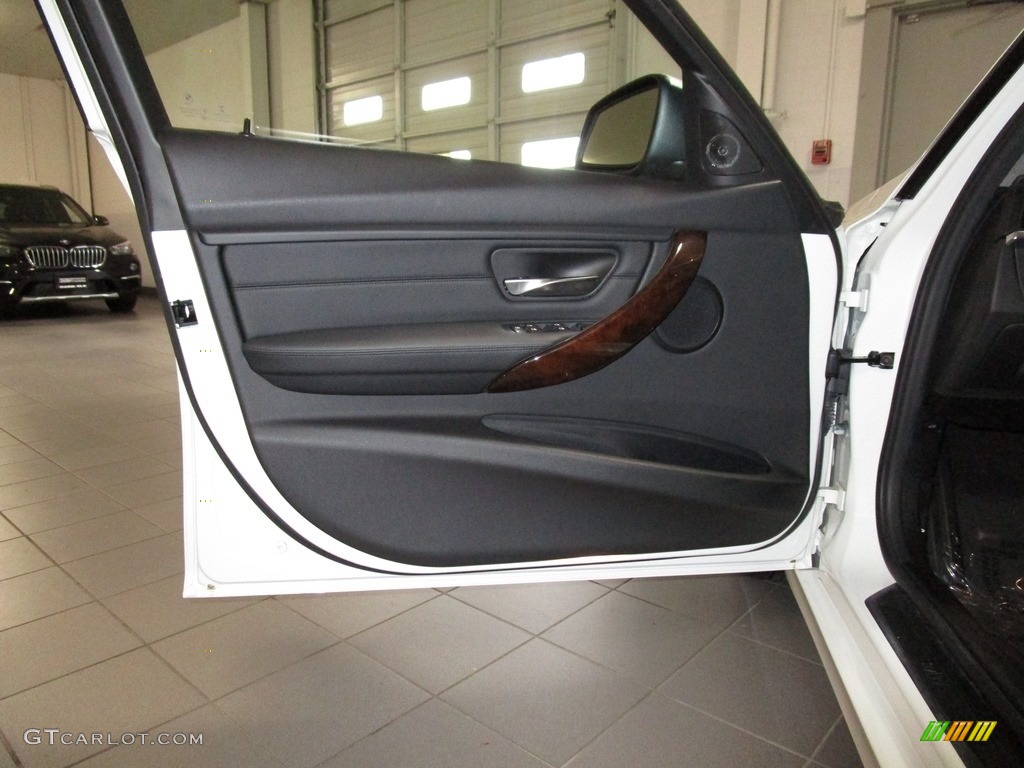 2015 3 Series 328i xDrive Sedan - Alpine White / Black photo #9