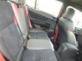 2018 Subaru WRX Carbon Black Interior Rear Seat Photo