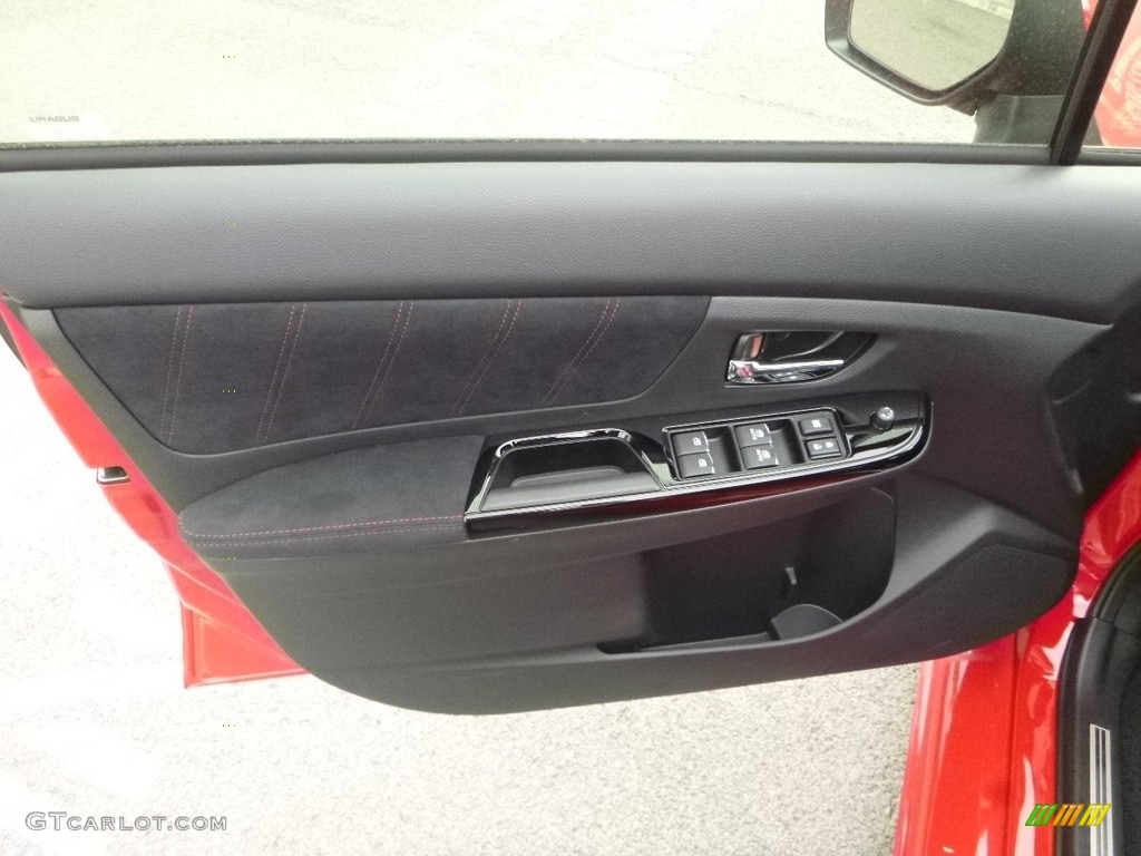 2018 Subaru WRX STI Carbon Black Door Panel Photo #127554564