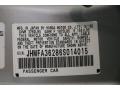 Alabaster Silver Metallic - Civic Hybrid Sedan Photo No. 24