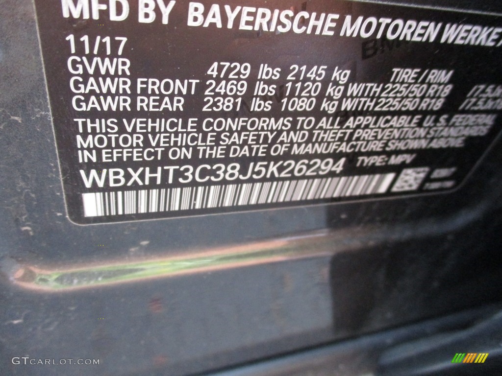 2018 X1 xDrive28i - Mineral Grey Metallic / Black photo #19