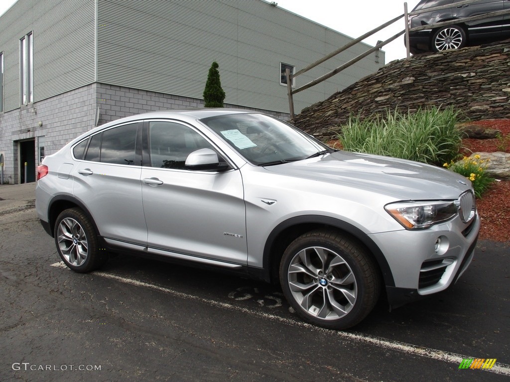 2018 X4 xDrive28i - Glacier Silver Metallic / Black photo #1