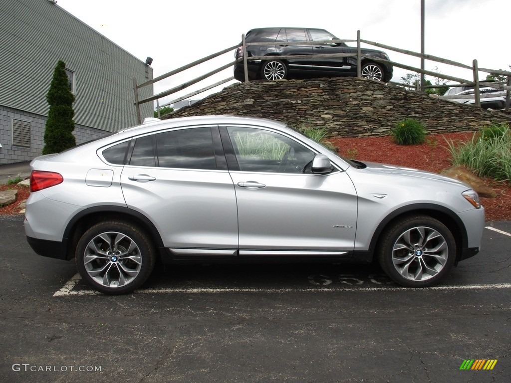 2018 X4 xDrive28i - Glacier Silver Metallic / Black photo #2