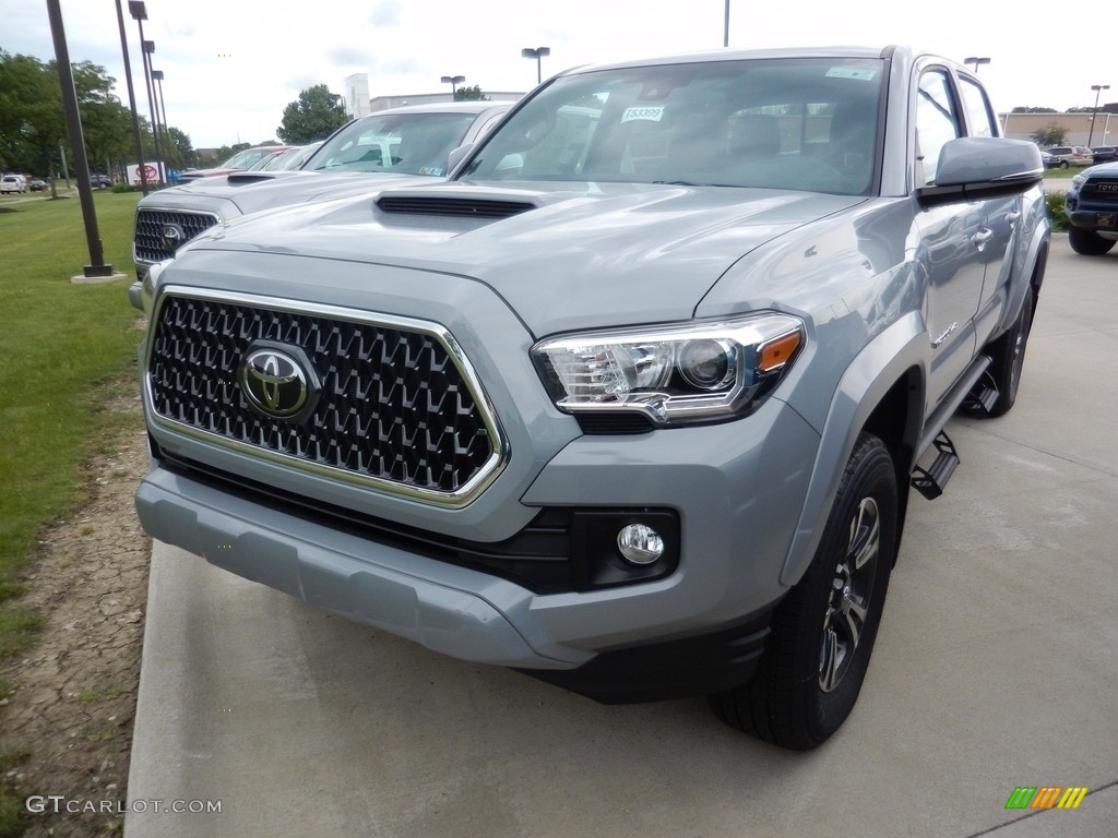 2018 Tacoma TRD Sport Double Cab 4x4 - Cement / Graphite w/Gun Metal photo #1