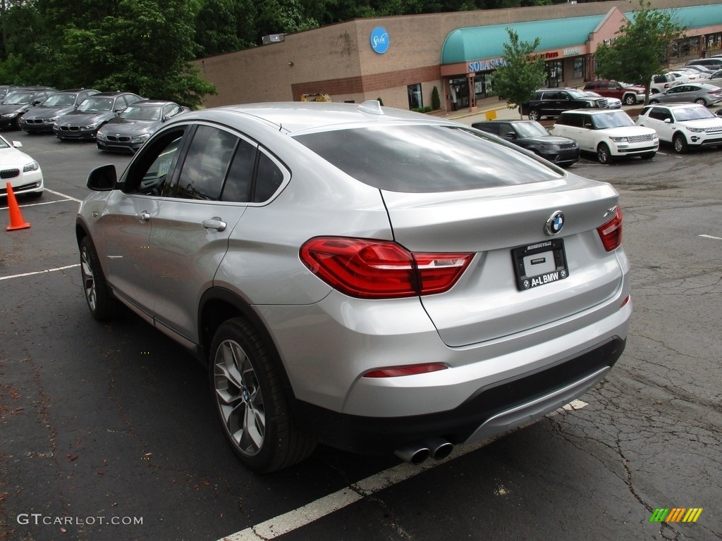 2018 X4 xDrive28i - Glacier Silver Metallic / Black photo #5