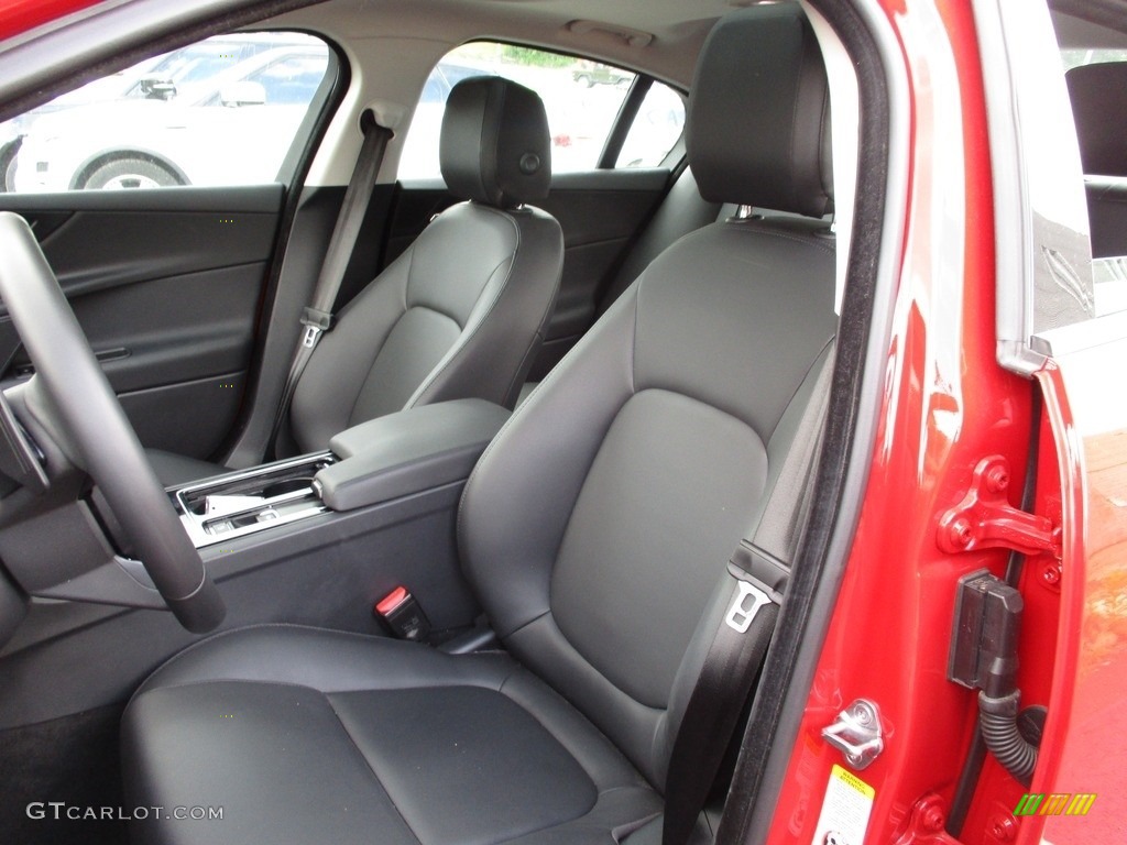 Ebony Interior 2018 Jaguar XE 25t Premium AWD Photo #127557024