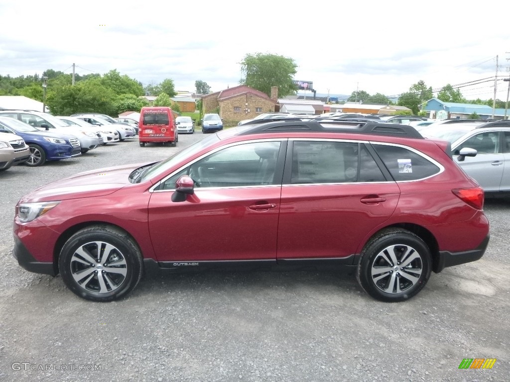 2018 Outback 3.6R Limited - Crimson Red Pearl / Black photo #7