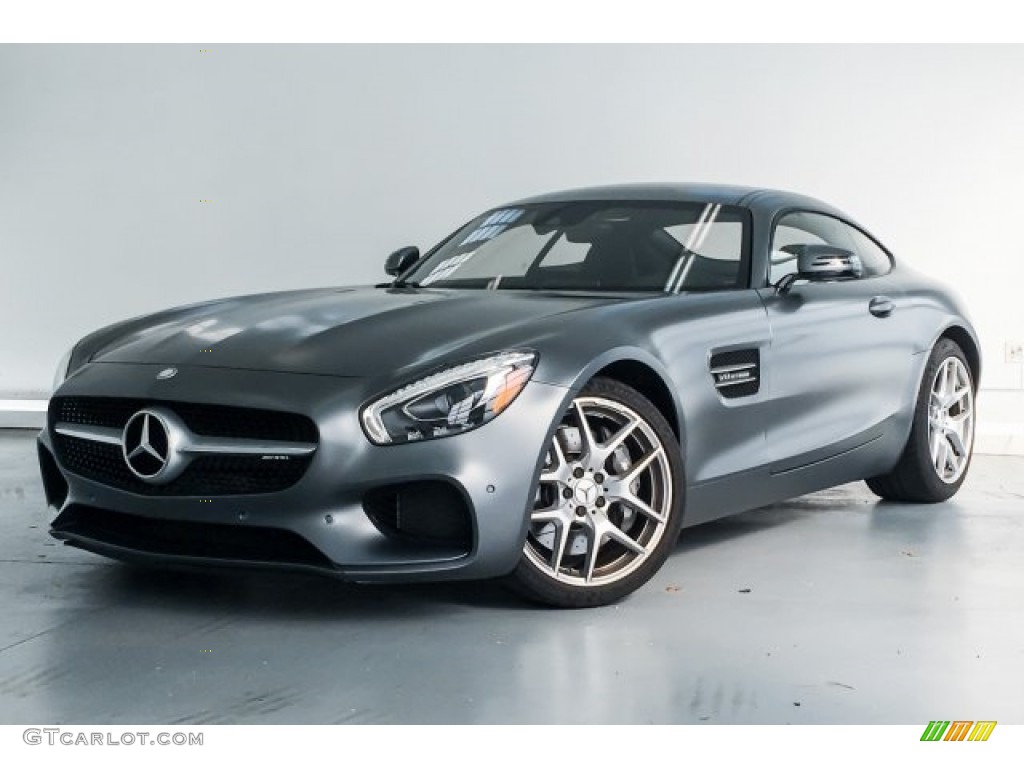 designo Selenite Grey Magno (Matte) 2017 Mercedes-Benz AMG GT Coupe Exterior Photo #127559283