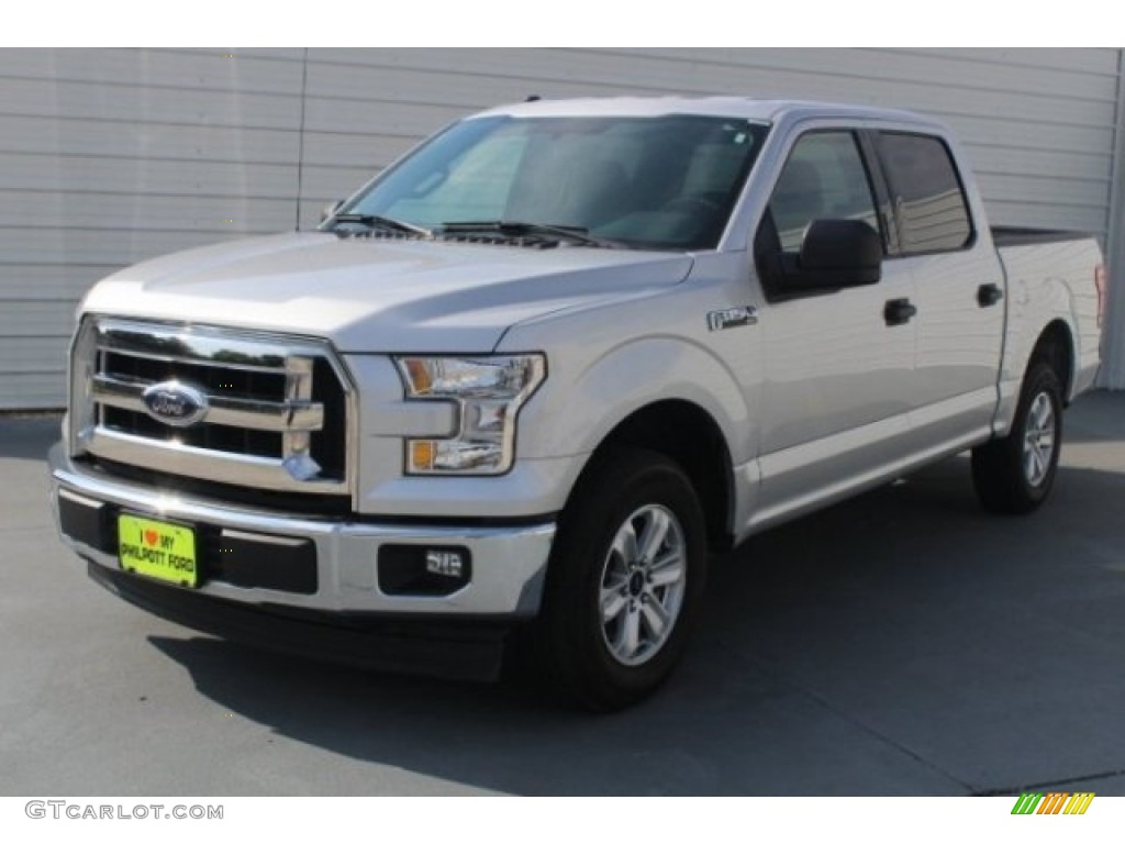 2017 F150 XLT SuperCrew - Ingot Silver / Earth Gray photo #3