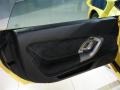 Black Leather & Alcantara door panel with Yellow Stitching. 2006 Lamborghini Gallardo Coupe Parts