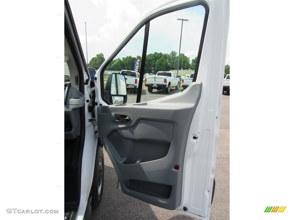 2018 Ford Transit Van 250 MR Regular Charcoal Black Door Panel Photo #127563018