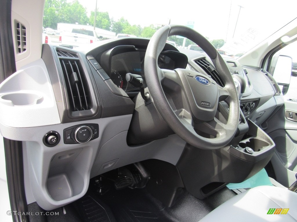 2018 Ford Transit Van 250 MR Regular Charcoal Black Dashboard Photo #127563297