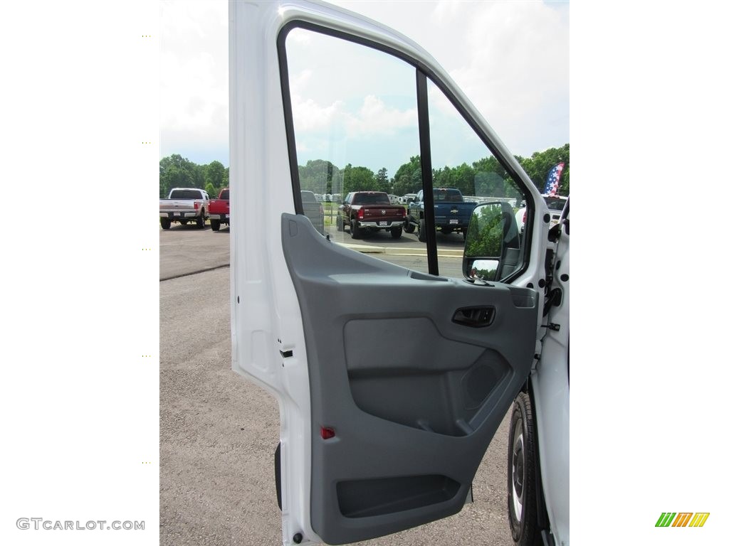2018 Ford Transit Van 250 MR Regular Charcoal Black Door Panel Photo #127563381