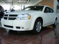 2009 Stone White Dodge Avenger SE  photo #1