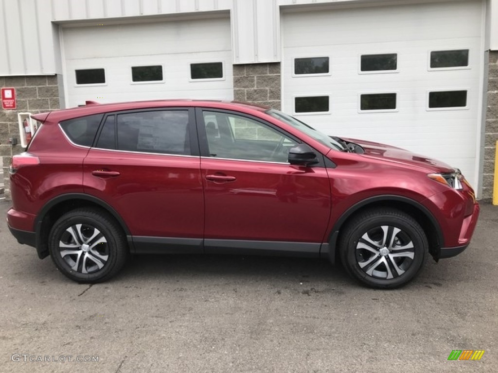 2018 RAV4 LE - Ruby Flare Pearl / Black photo #2