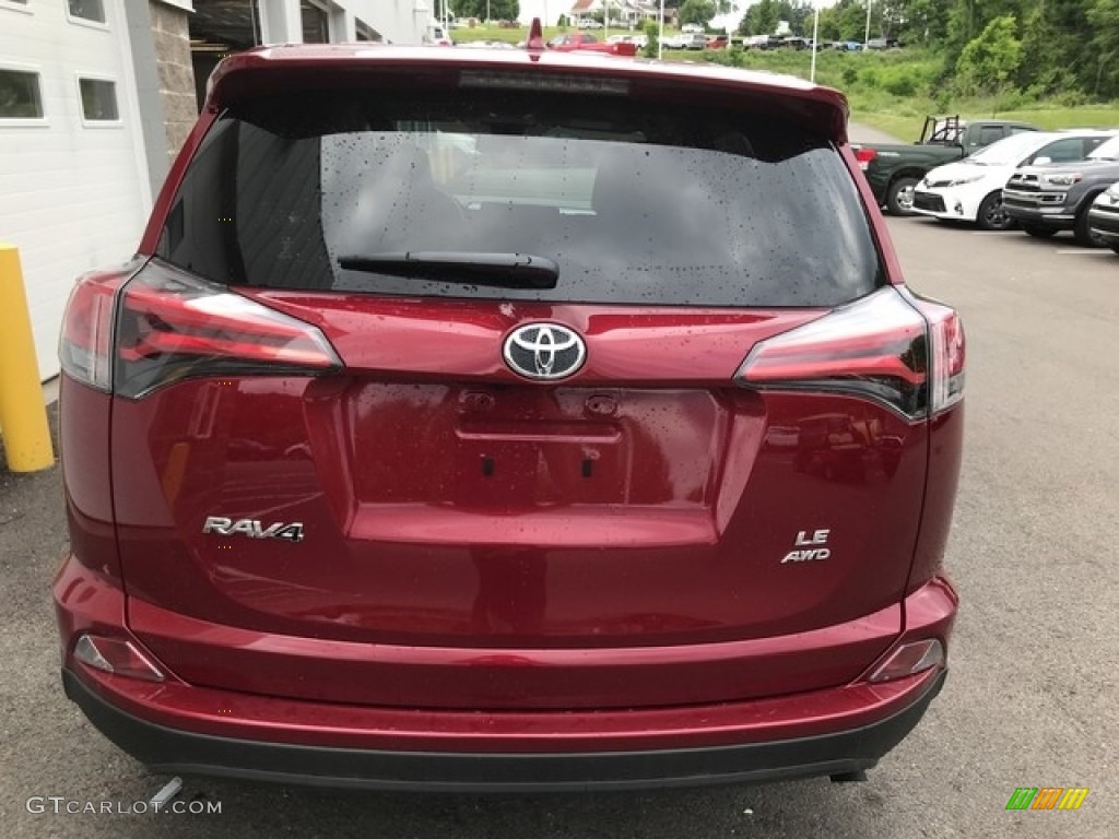 2018 RAV4 LE - Ruby Flare Pearl / Black photo #3