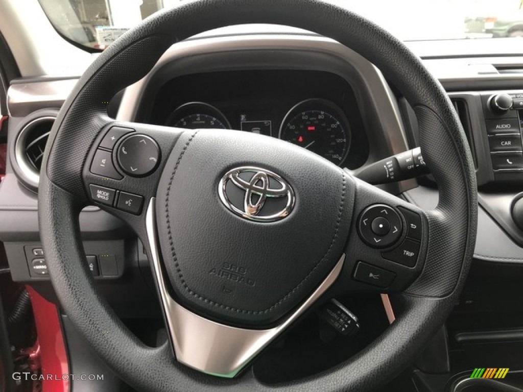2018 RAV4 LE - Ruby Flare Pearl / Black photo #9