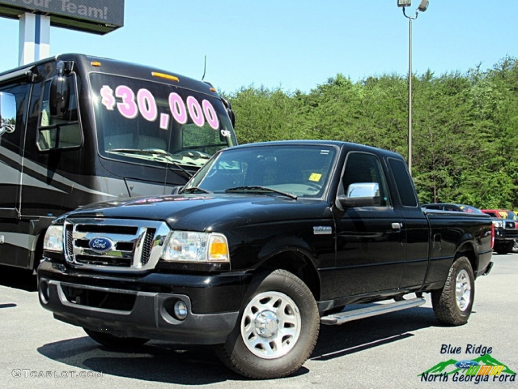 2011 Ranger XLT SuperCab - Black / Medium Dark Flint photo #1