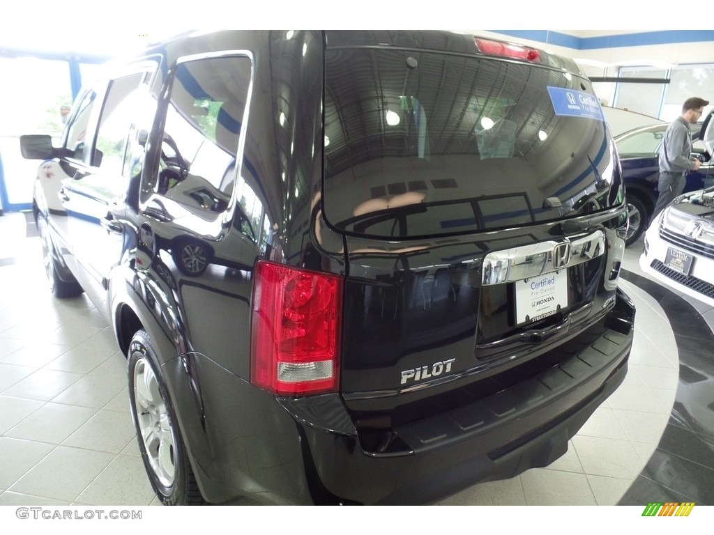 2015 Pilot EX 4WD - Crystal Black Pearl / Gray photo #7