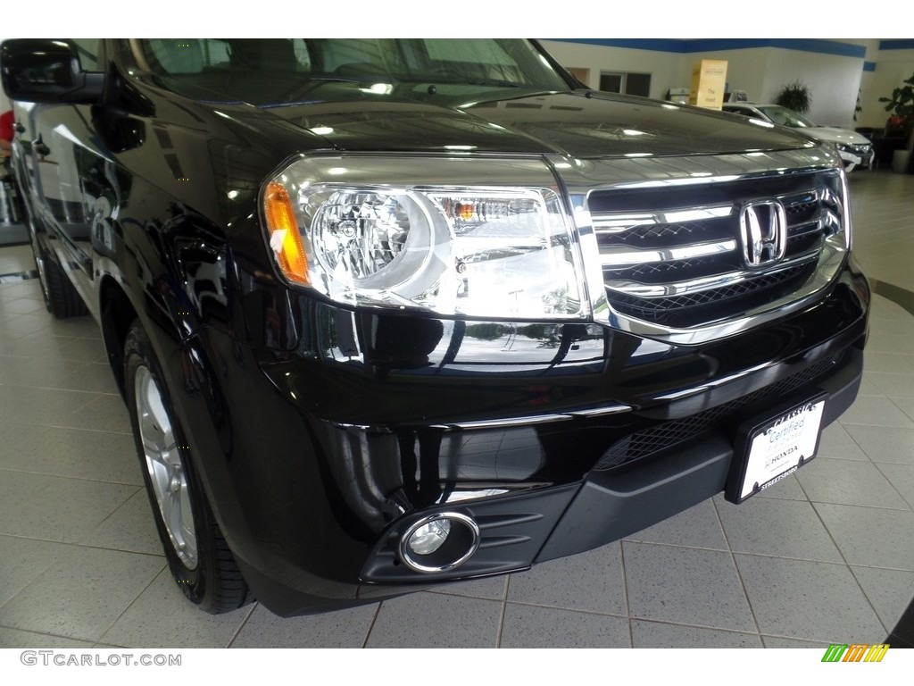 2015 Pilot EX 4WD - Crystal Black Pearl / Gray photo #10