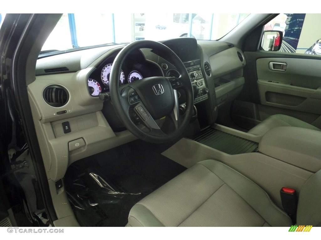 2015 Pilot EX 4WD - Crystal Black Pearl / Gray photo #13