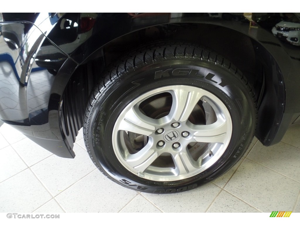 2015 Pilot EX 4WD - Crystal Black Pearl / Gray photo #33