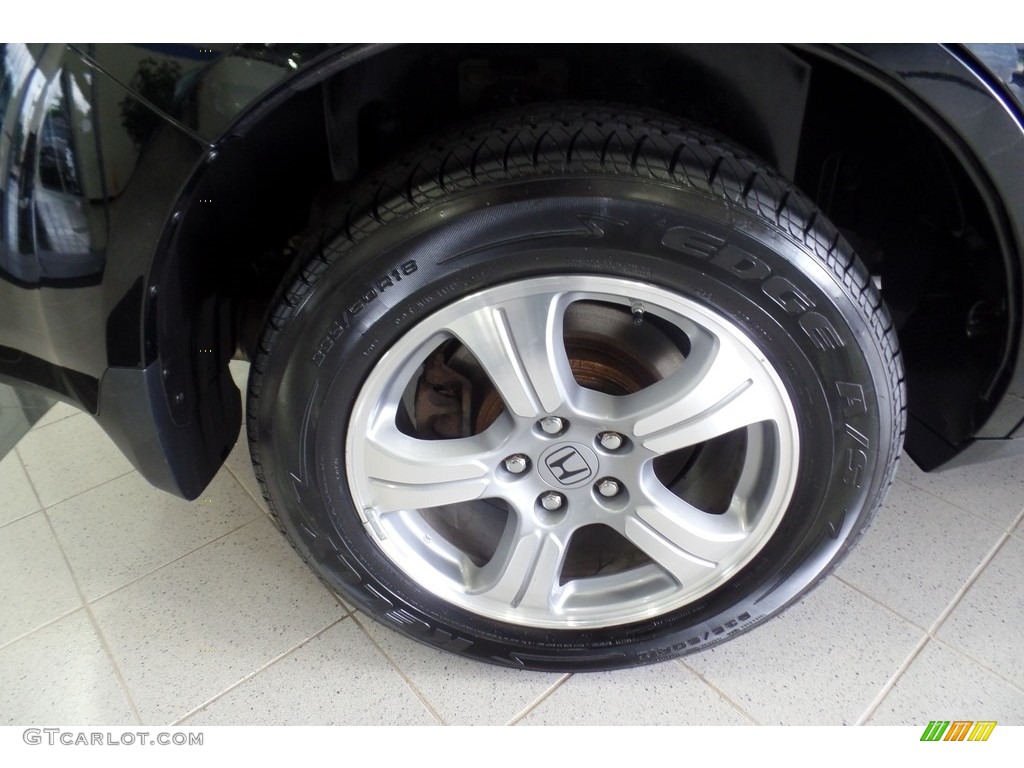 2015 Pilot EX 4WD - Crystal Black Pearl / Gray photo #35